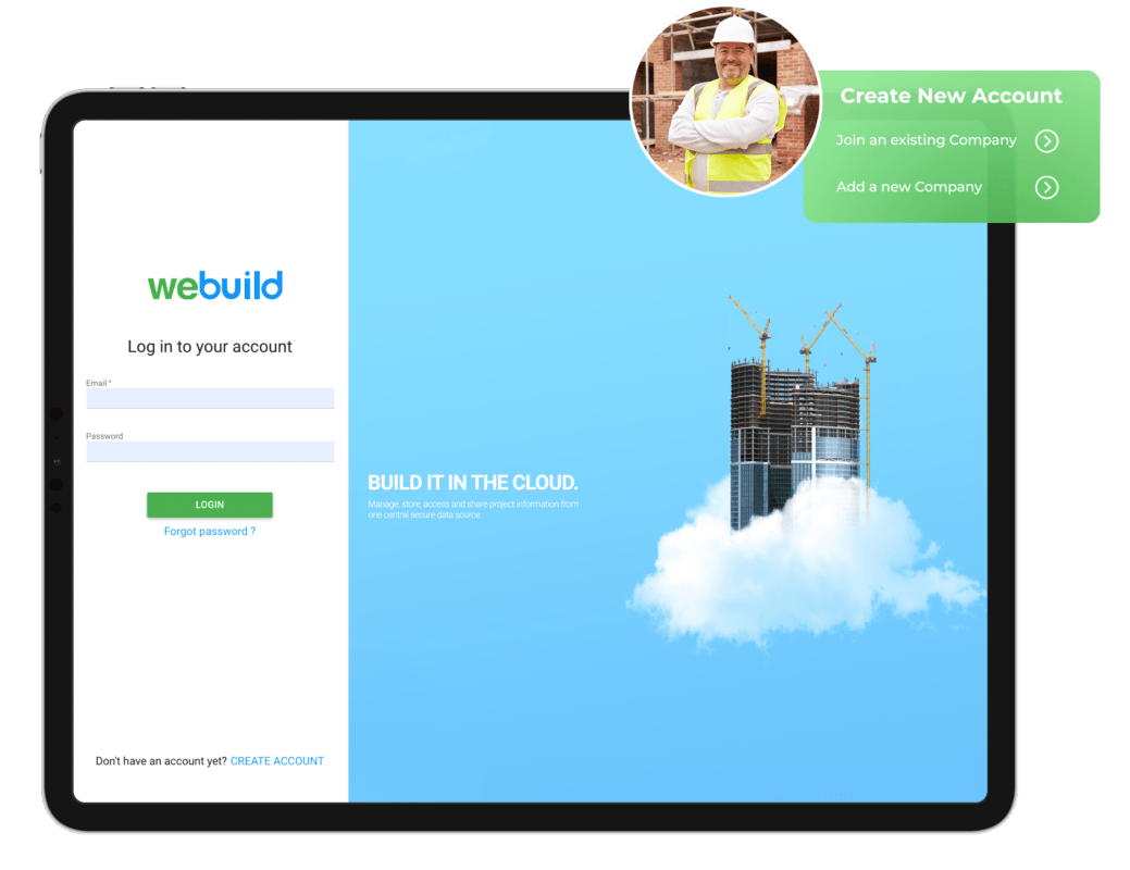 AU Contractor Network iPad Create Account V2