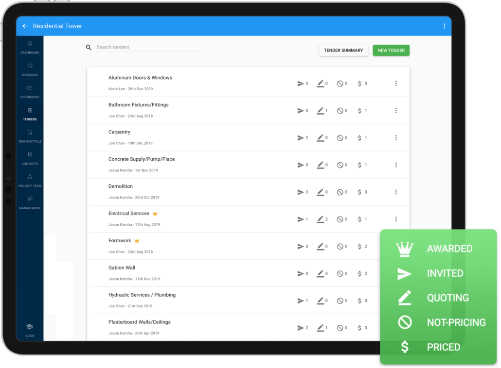 tender management software tender management software