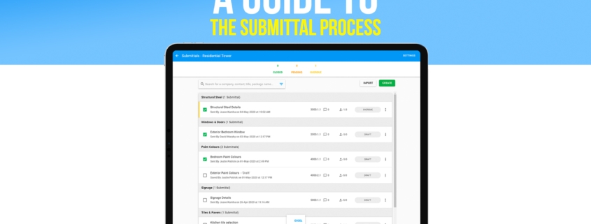 A guide to the construction submittal process