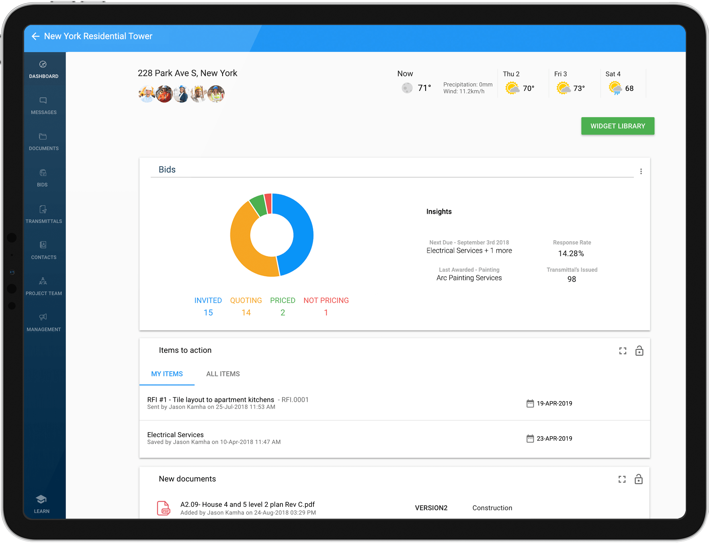 Project-Dashboard-iPad