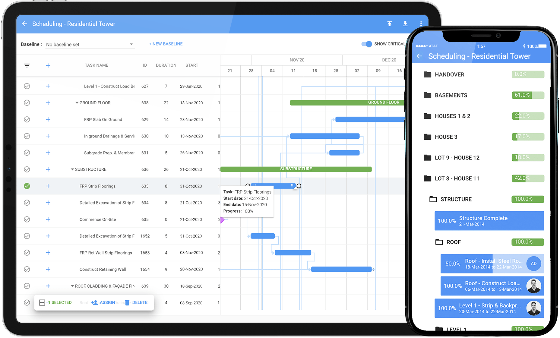 microsoft scheduling software for construction